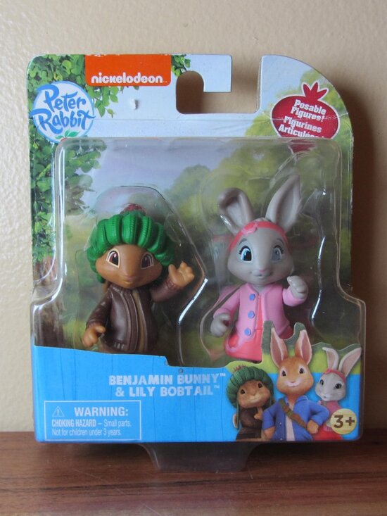 Peter Rabbit Other - nickelodeon peter rabbit figures benjamin bunny & lily bobtail NIP 2014 (W6806)